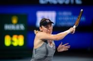 Ekaterina Alexandrova in action at the Miami Open (Picture: Getty)
